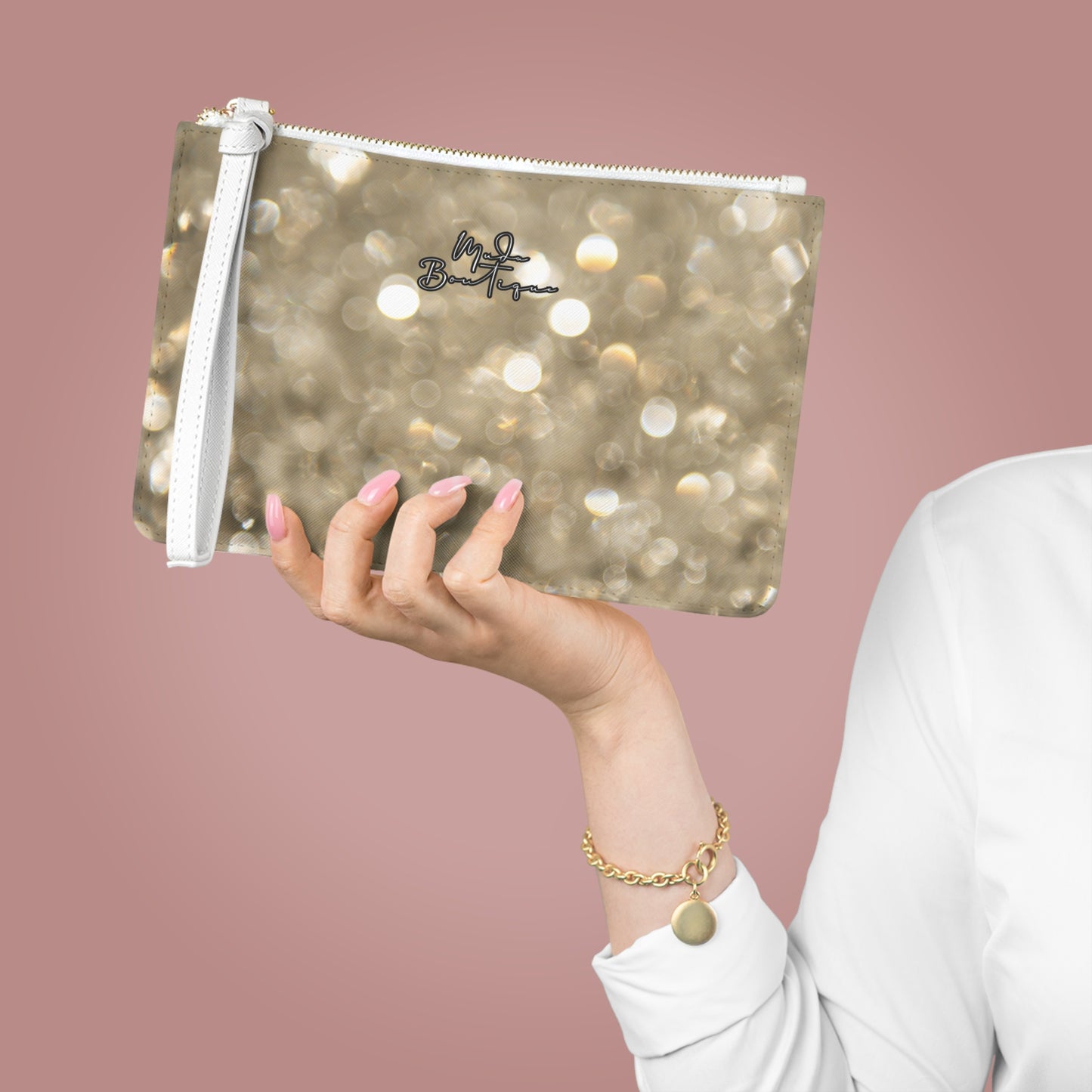GOLDEN GLIMMER™ — Clutch Bag — TRENDY