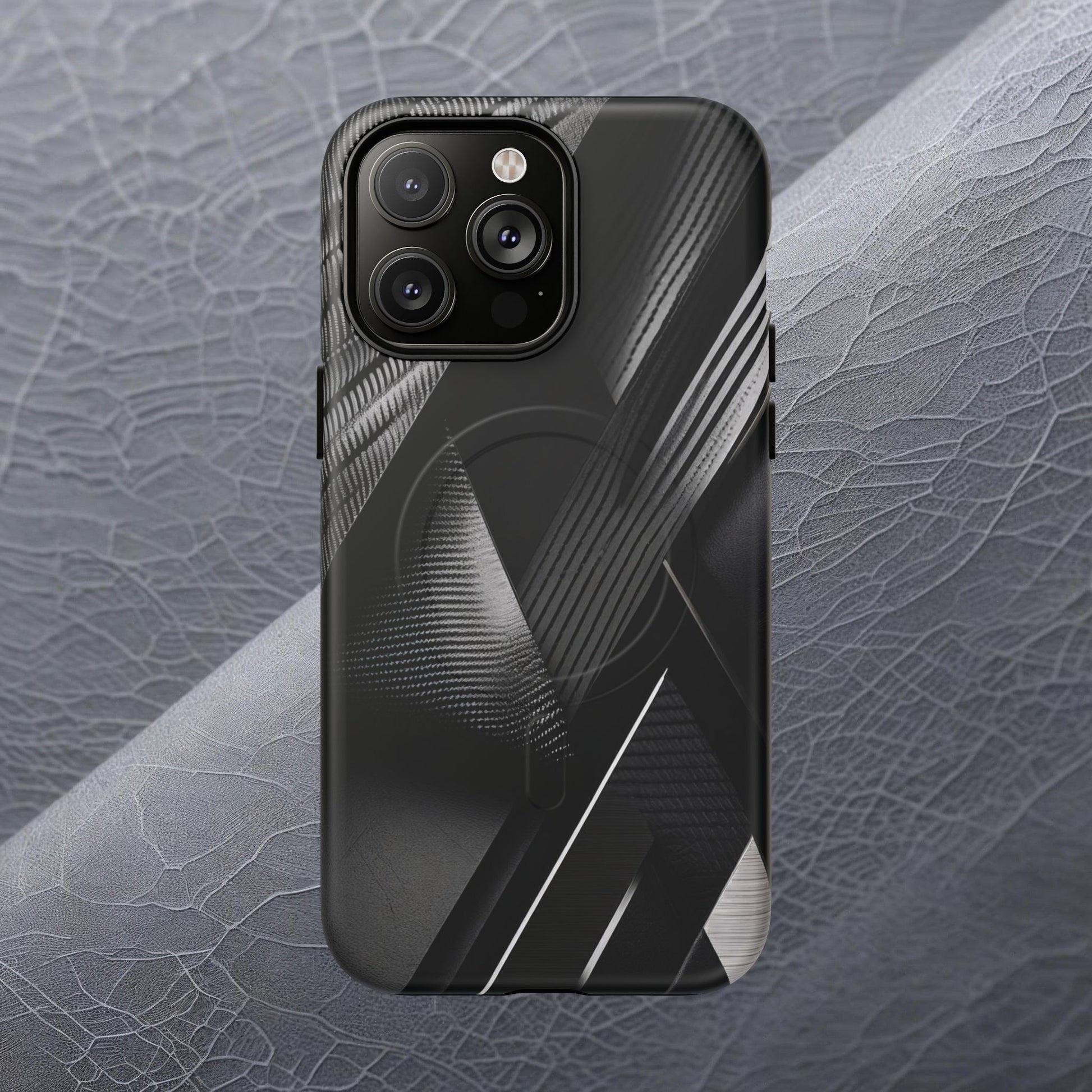 STEALTH BLACK Tough Magnetic Phone Case | Magnetic Armor Phone Case - Ultimate Black Protection