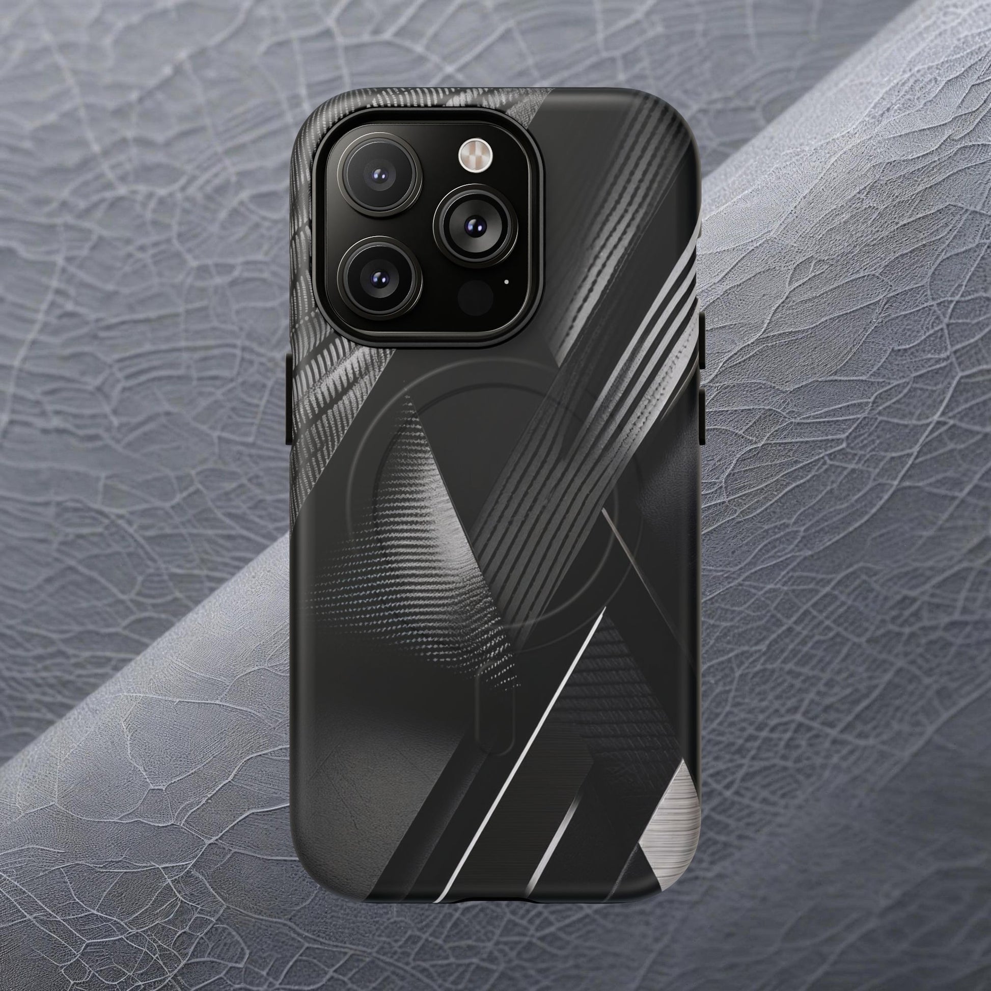STEALTH BLACK Tough Magnetic Phone Case | Magnetic Armor Phone Case - Ultimate Black Protection