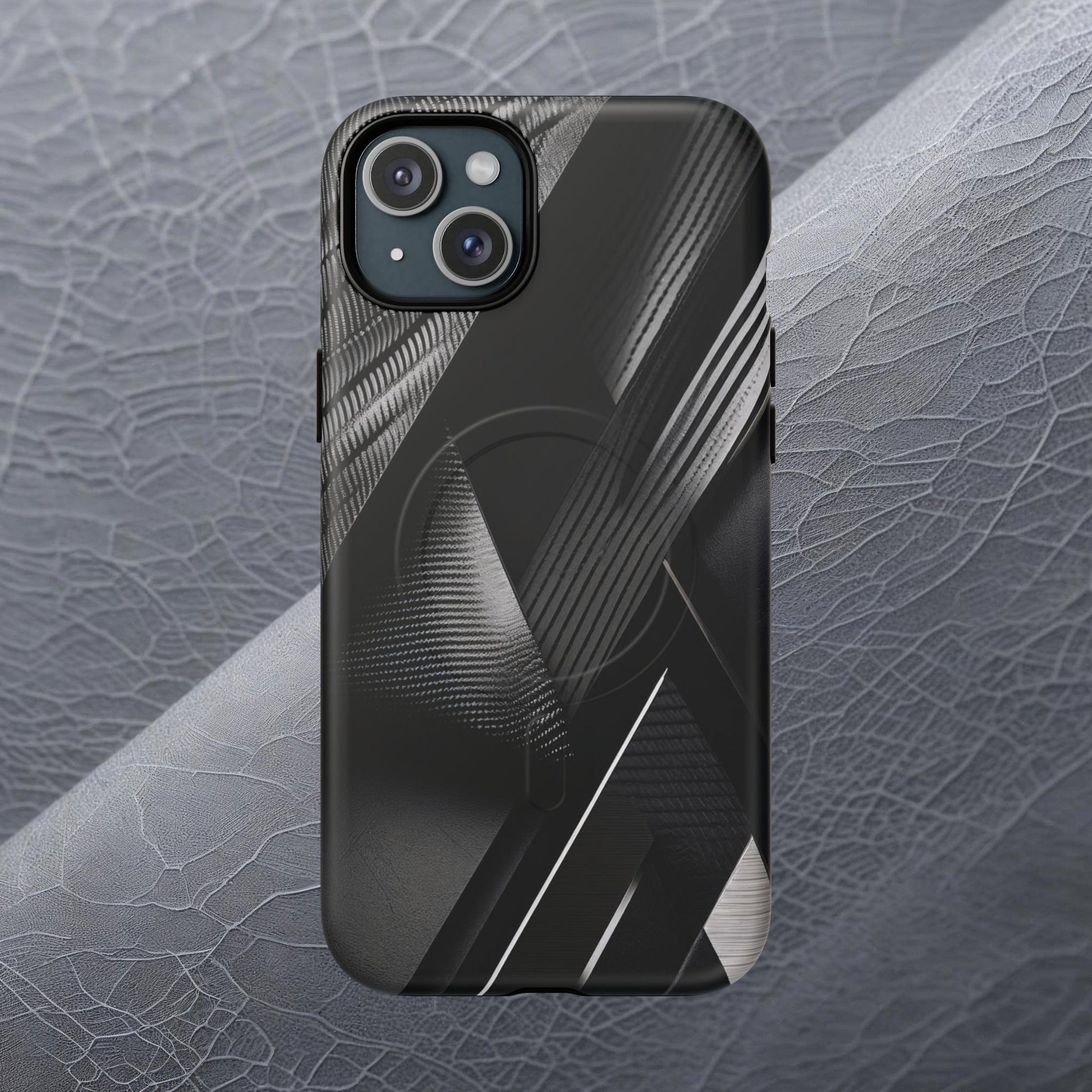 STEALTH BLACK Tough Magnetic Phone Case | Magnetic Armor Phone Case - Ultimate Black Protection
