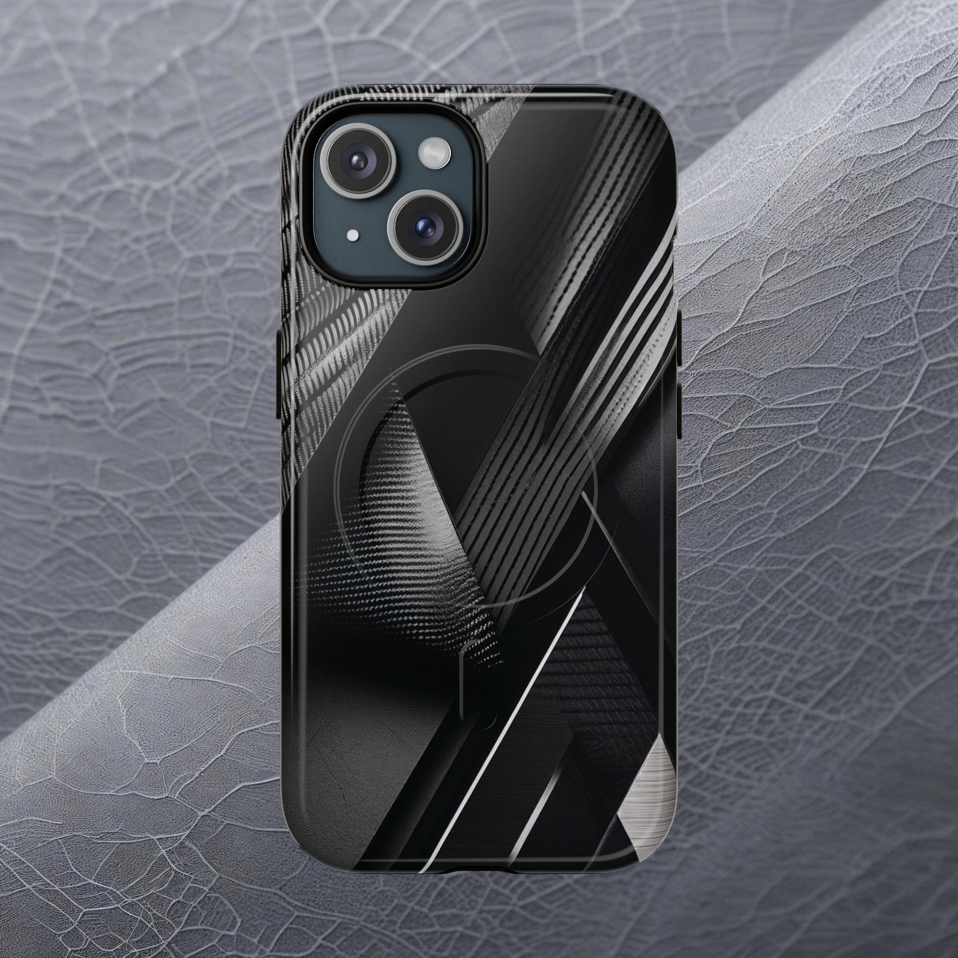 STEALTH BLACK Tough Magnetic Phone Case | Magnetic Armor Phone Case - Ultimate Black Protection