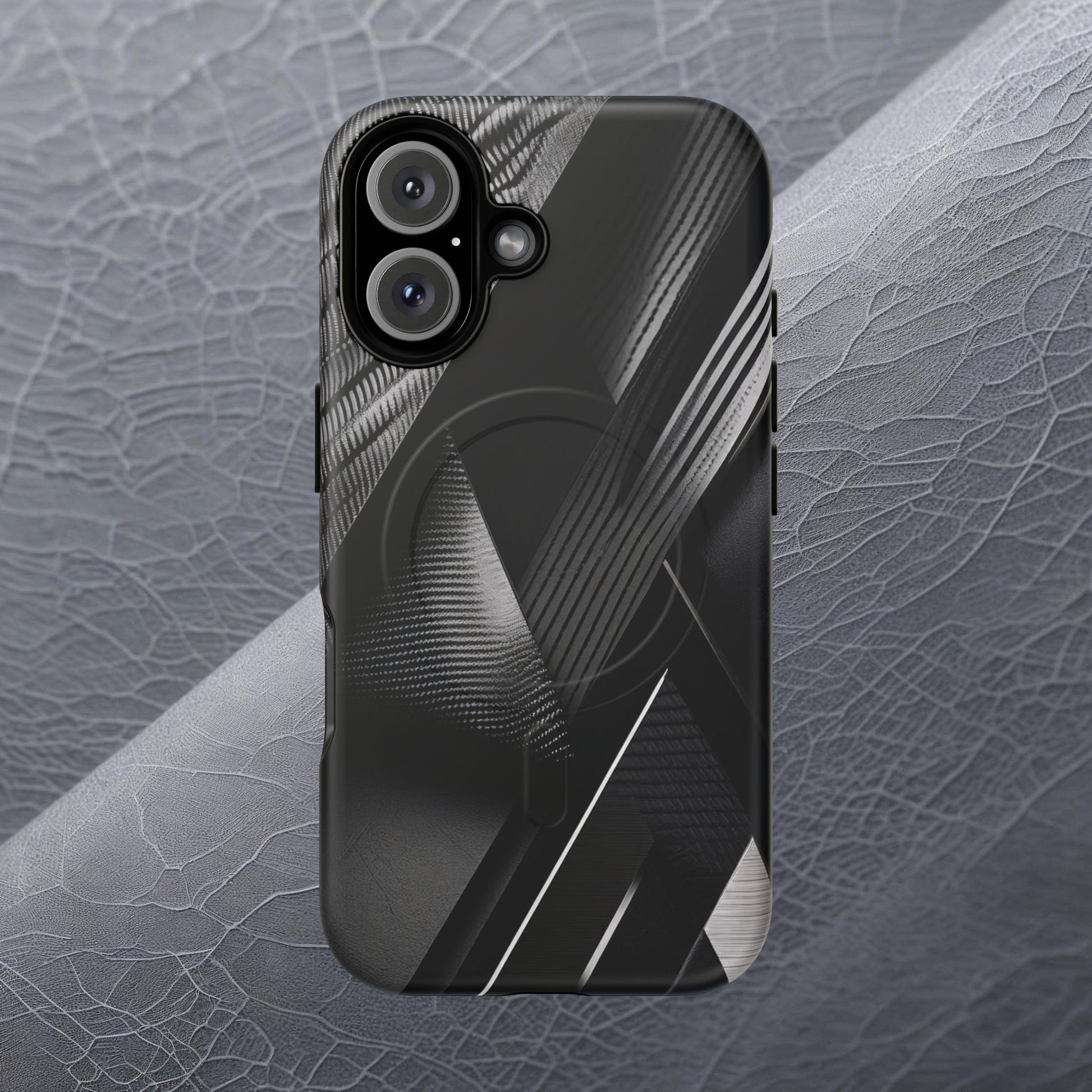STEALTH BLACK Tough Magnetic Phone Case | Magnetic Armor Phone Case - Ultimate Black Protection