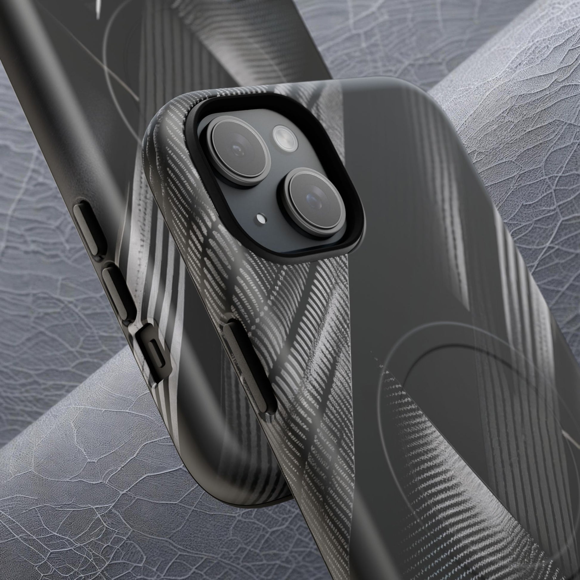 STEALTH BLACK Tough Magnetic Phone Case | Magnetic Armor Phone Case - Ultimate Black Protection