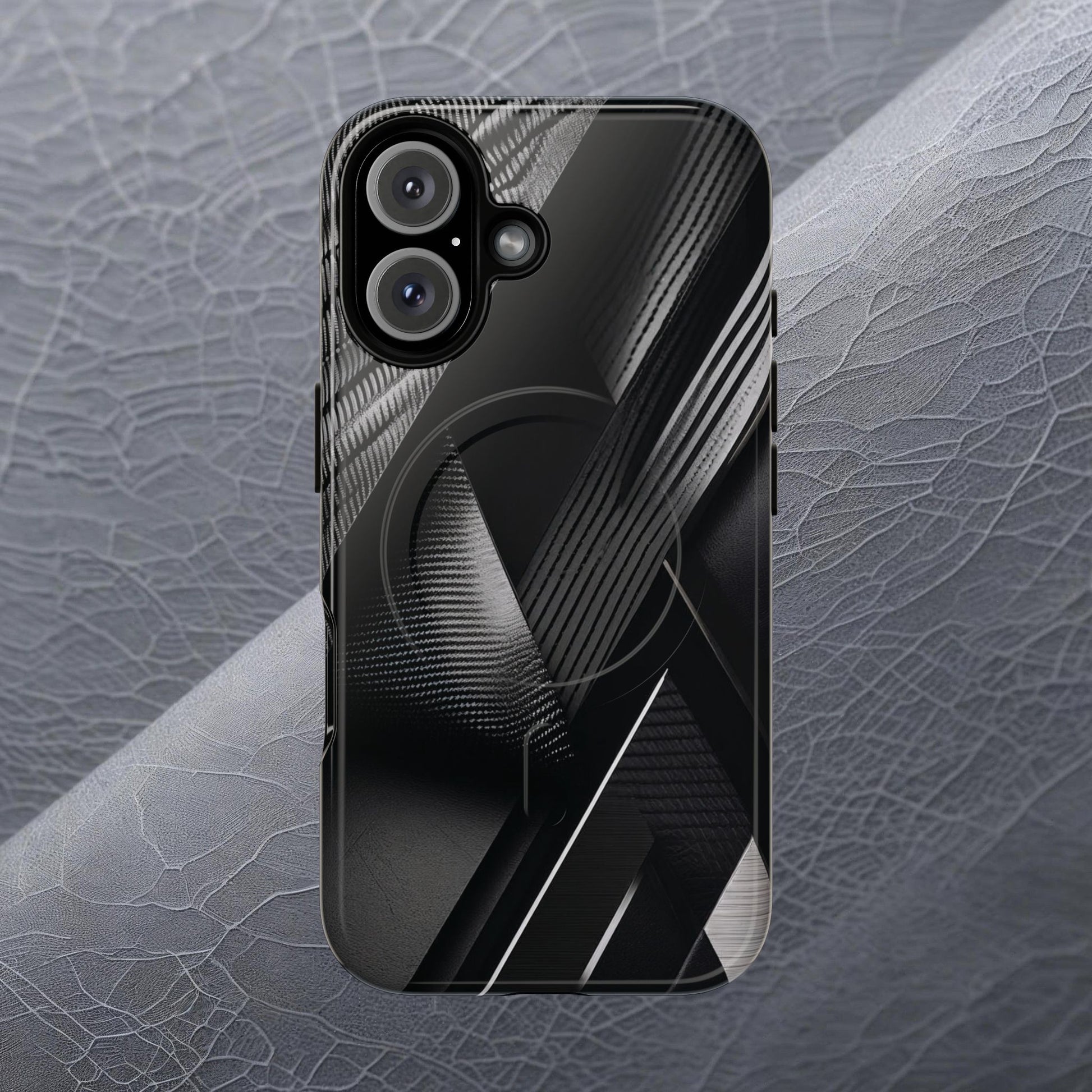 STEALTH BLACK Tough Magnetic Phone Case | Magnetic Armor Phone Case - Ultimate Black Protection