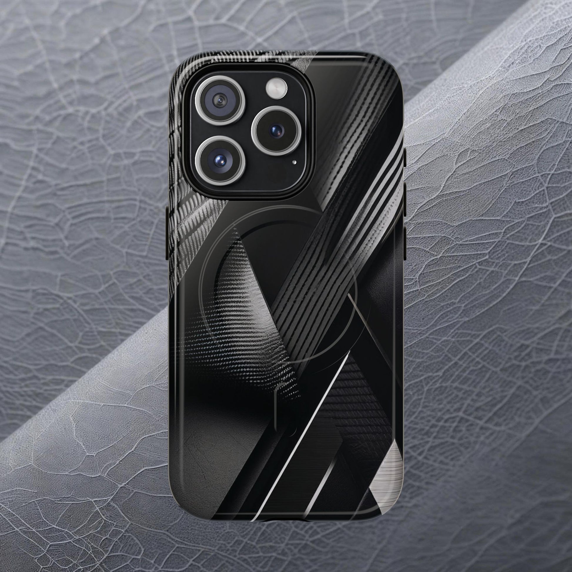 STEALTH BLACK Tough Magnetic Phone Case | Magnetic Armor Phone Case - Ultimate Black Protection