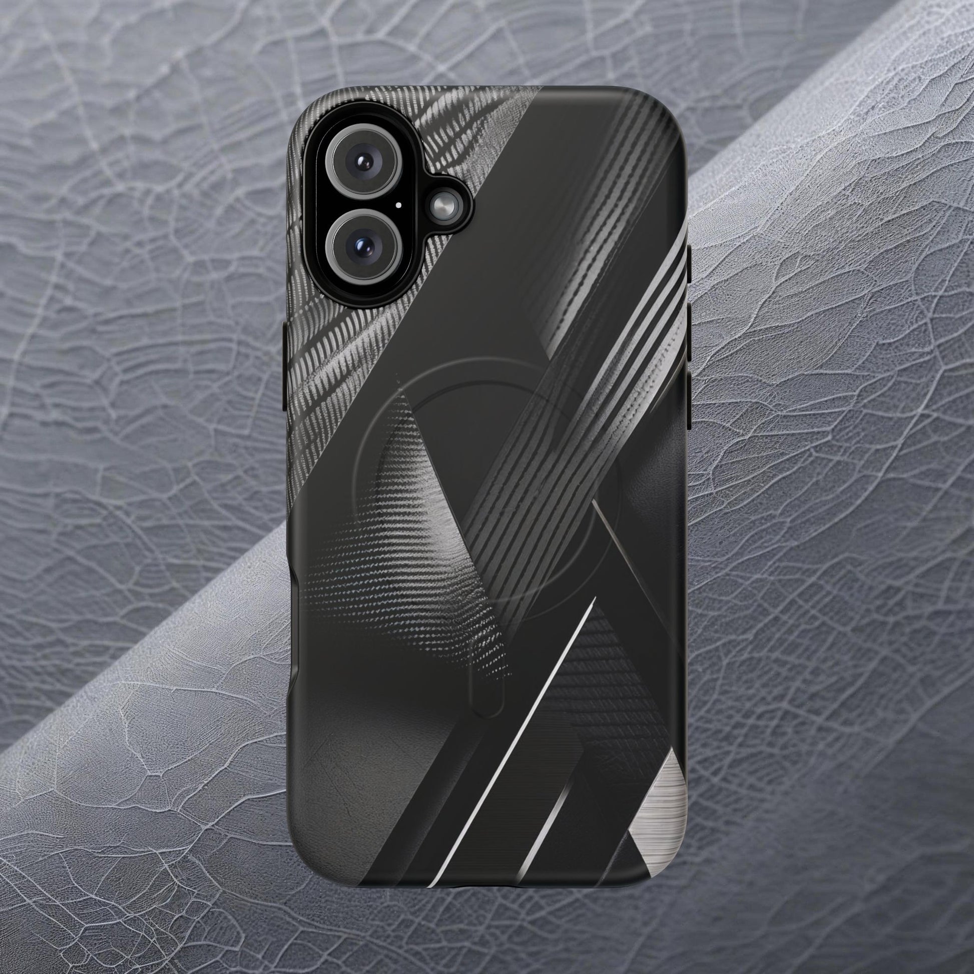 STEALTH BLACK Tough Magnetic Phone Case | Magnetic Armor Phone Case - Ultimate Black Protection