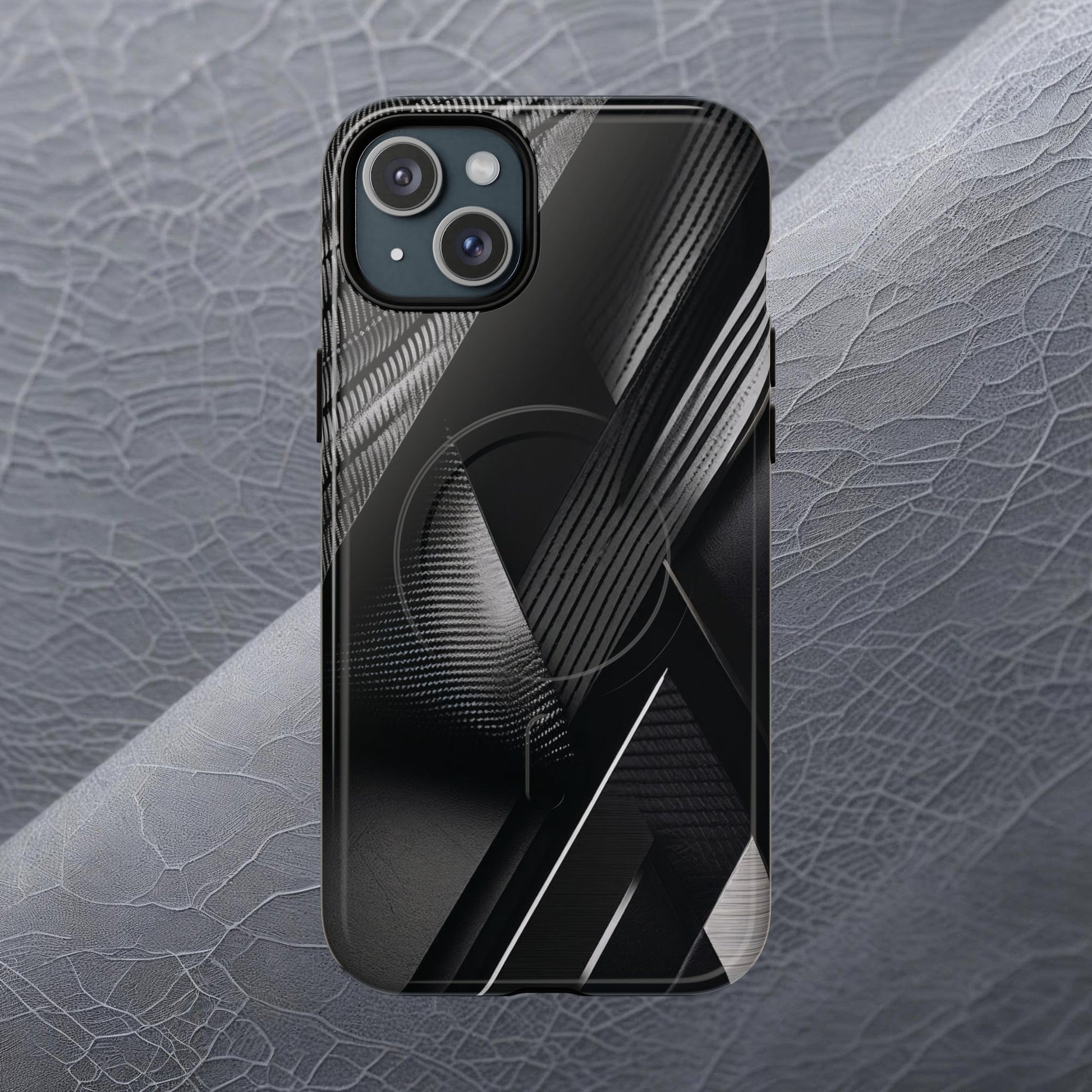 STEALTH BLACK Tough Magnetic Phone Case | Magnetic Armor Phone Case - Ultimate Black Protection