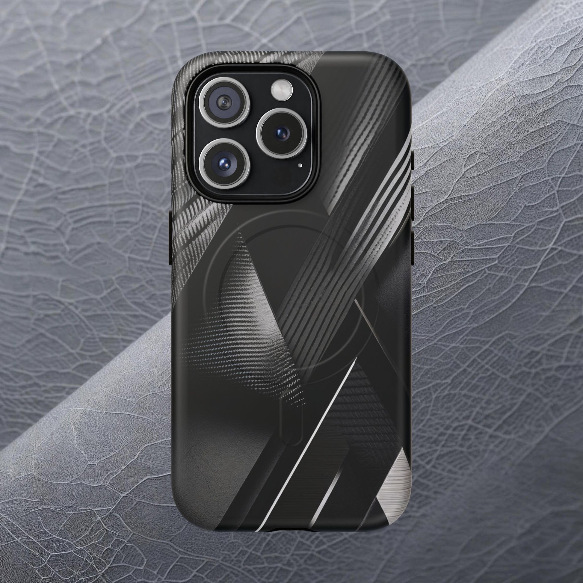 STEALTH BLACK Tough Magnetic Phone Case | Magnetic Armor Phone Case - Ultimate Black Protection