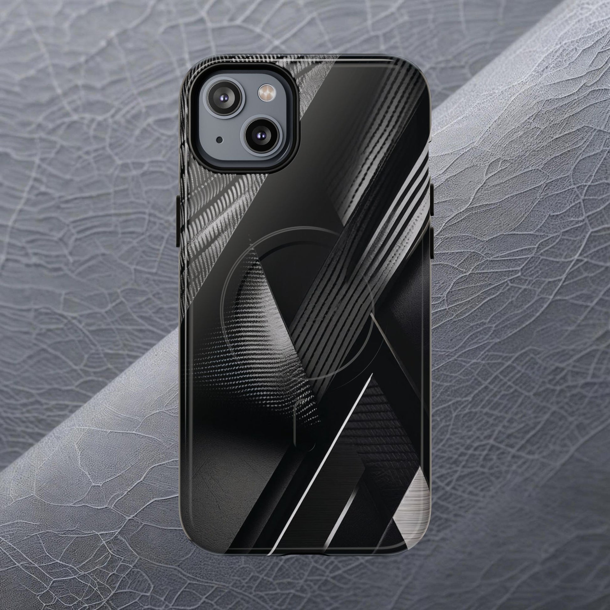 STEALTH BLACK Tough Magnetic Phone Case | Magnetic Armor Phone Case - Ultimate Black Protection