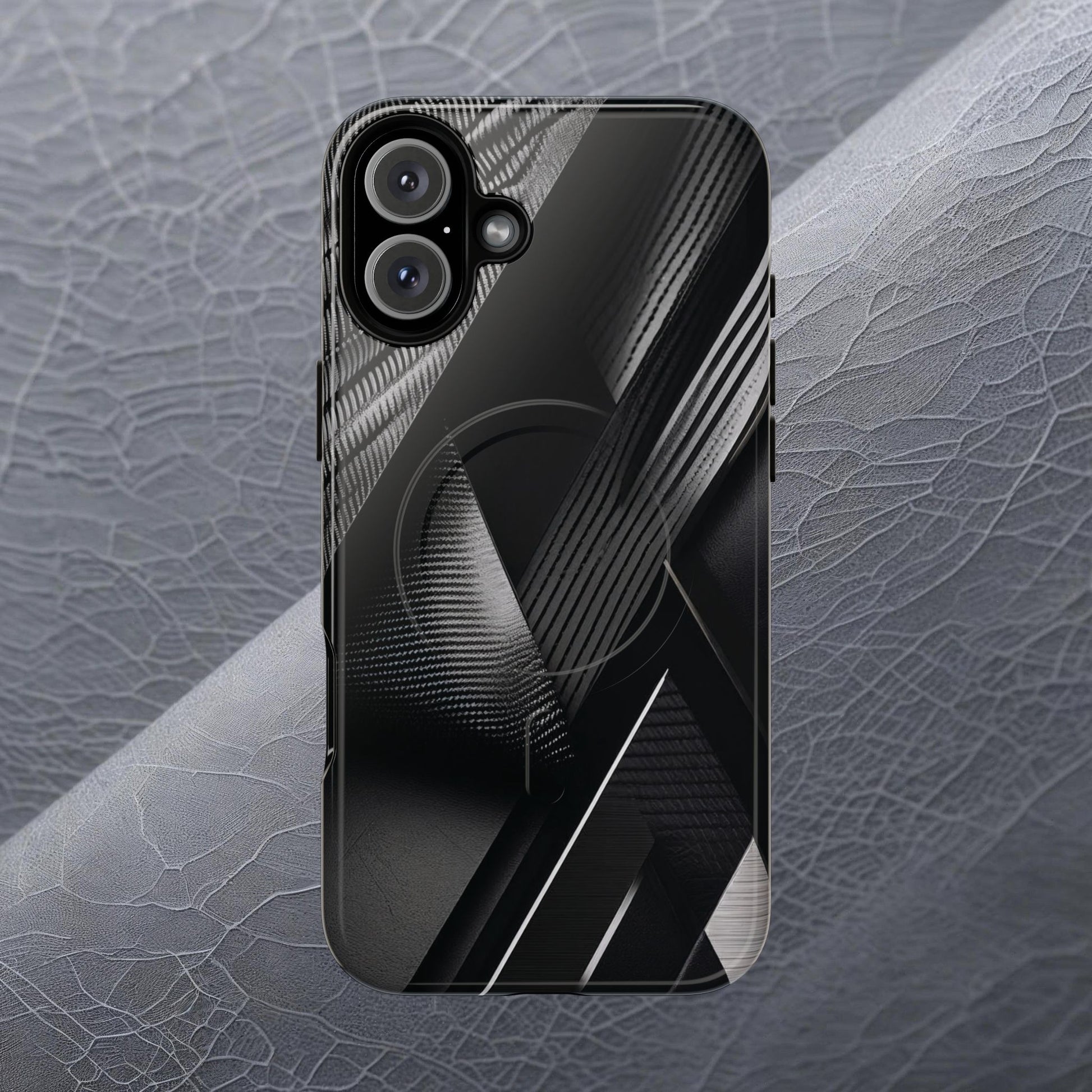 STEALTH BLACK Tough Magnetic Phone Case | Magnetic Armor Phone Case - Ultimate Black Protection